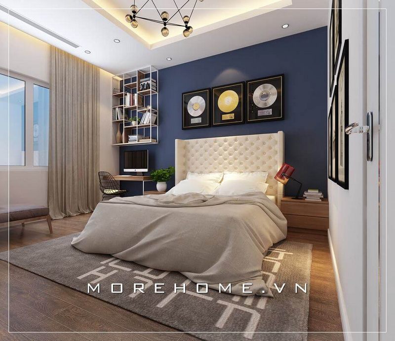 Giường ngủ bọc da phong cách hiện đại với đầu giường có xu hướng rộng hơn, lớn hơn giúp chúng ta thoải mái nhất khi tựa vào để đọc sách báo.